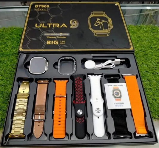 7 In 1 Dt900 Ultra Smart Watch With 7 Straps