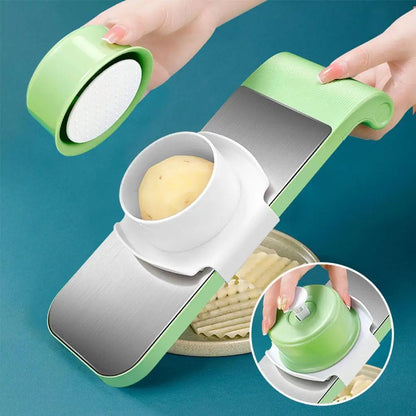 5in1 Vegetable Cutter Stainless Steel Multifunctional Grater For Vegetables Slicers