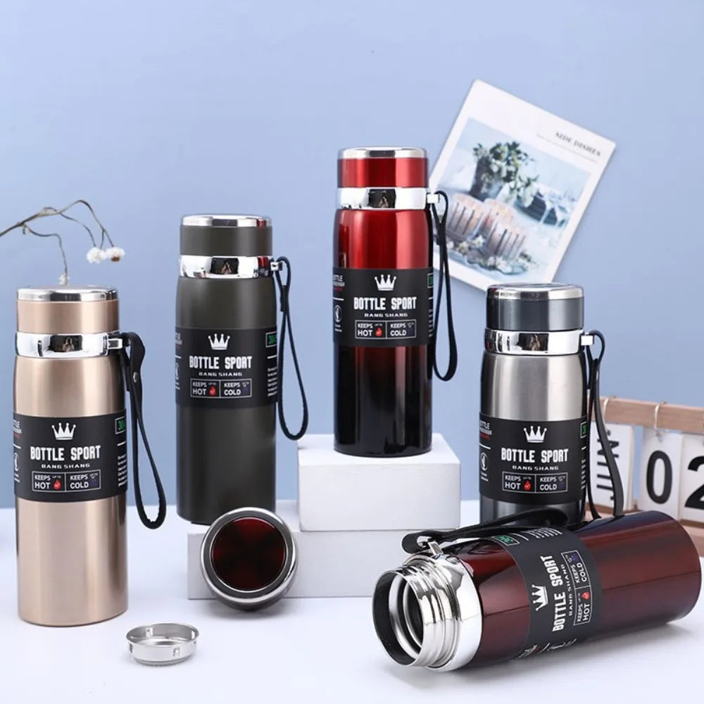 316 Stainless Steel, 1L Thermos Flask for Water, Tea and Coffee, Cold and Hot Thermos Flask, Stainless Steel Thermos Flask Mugs
