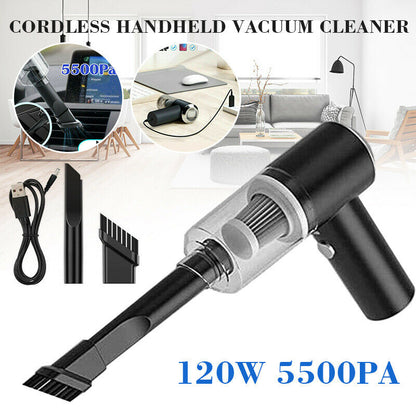 Portable 2 In 1 Mini Home And Car Vacuum Cleaner