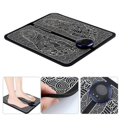 Electric Ems Foot Massager, Foldable Electric Foot Massage Mat