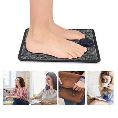 Electric Ems Foot Massager, Foldable Electric Foot Massage Mat