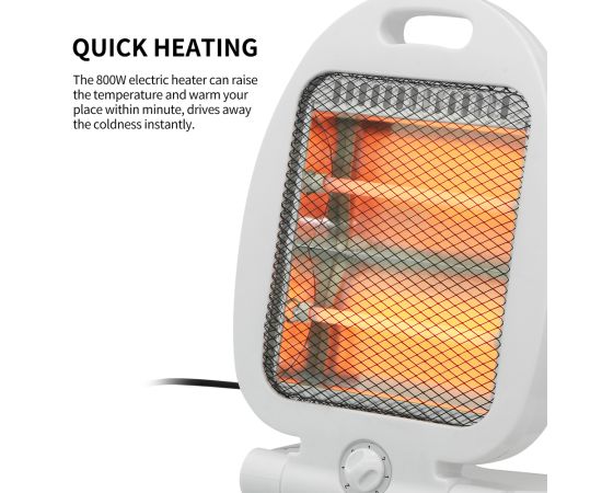 Electric Quartz Heater  Mini With 2 Tubes-800w