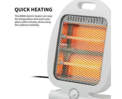 Electric Quartz Heater  Mini With 2 Tubes-800w