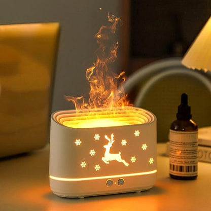 Flame Design Humidifier Essential Oil Diffuser For Bedroom Living Room Office