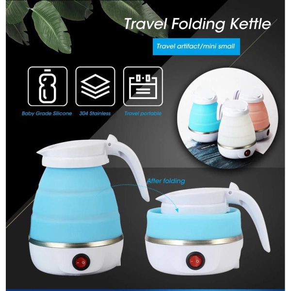 Foldable Boiling Electric Kettle for Home & Travel 600ml