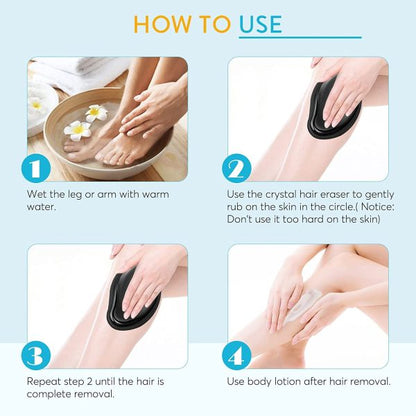 Crystal Hair remover Eraser Tool for women and men