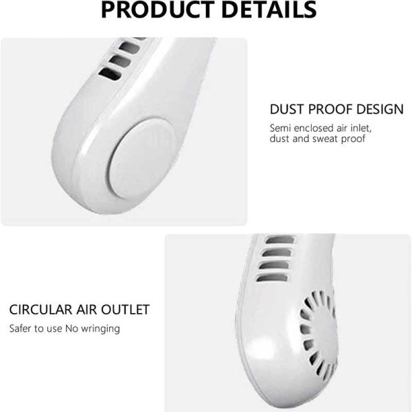 Rechargeable Portable Hanging Neck Fan