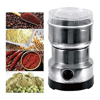 Mini Electric Grinder Stainless Steel For Coffee Beans, Spices, Masala