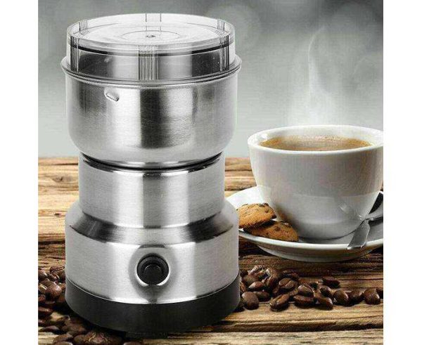 Mini Electric Grinder Stainless Steel For Coffee Beans, Spices, Masala