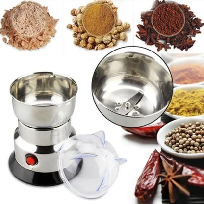 Mini Electric Grinder Stainless Steel For Coffee Beans, Spices, Masala