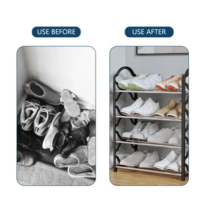 Non-breakable Floor Standing Shoes Rack