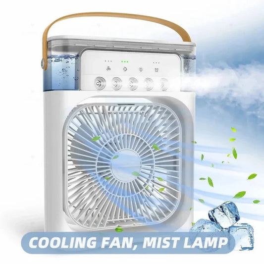 Portable Air Cooler Mist Fan with LED Light