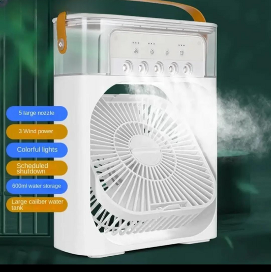 Portable Air Cooler Mist Fan with LED Light