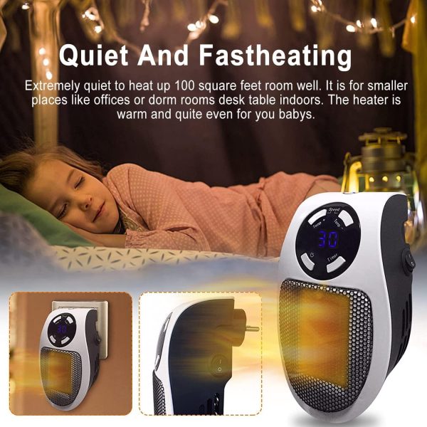 Portable Electric Ceramic Heater – Energy-Saving Fan for Winter