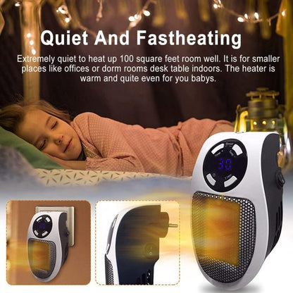 Portable Electric Ceramic Heater – Energy-Saving Fan for Winter