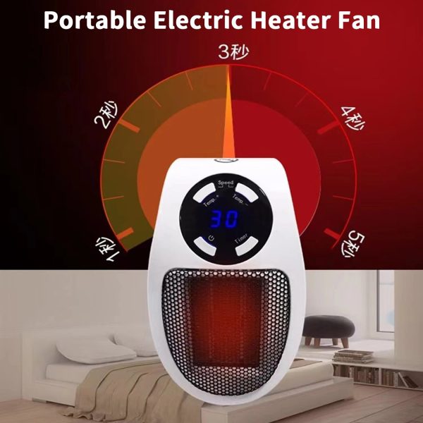 Portable Electric Ceramic Heater – Energy-Saving Fan for Winter