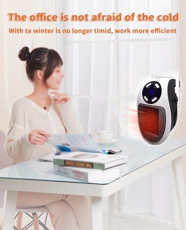 Portable Electric Ceramic Heater – Energy-Saving Fan for Winter